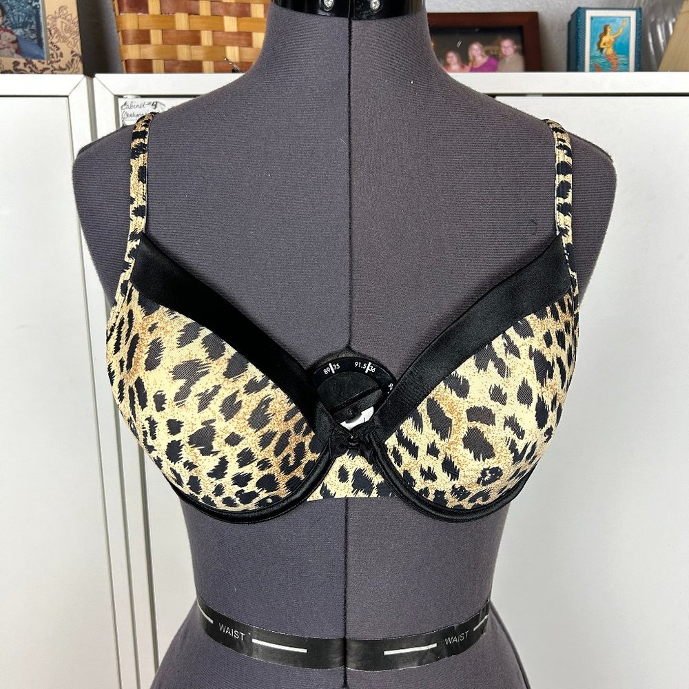 Warner's Cheetah Print Bra